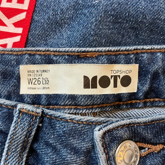 Topshop Fake News Jeans 26 - Picture 4 of 4